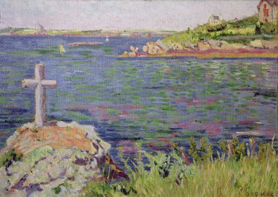 Saint-Briac, la Croce del Marinaio, 1885 da Paul Signac